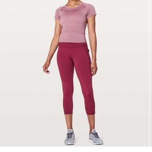 Lululemon Pace Rival Crop *22" (Size 4)